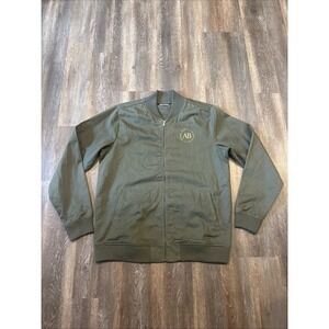 Ascolour Men's XL Bomber Jacket Andrea Bocelli Green